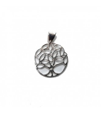PE001560 Genuine Sterling Silver Pendant Charm Tree of Life Hallmarked Solid 925 Handmade